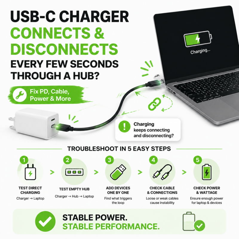 Test the webcam without a USB hub