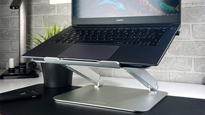 LENTION L5 Adjustable Height Laptop Stand Desk Riser with Multiple Angle (Stand-L5)