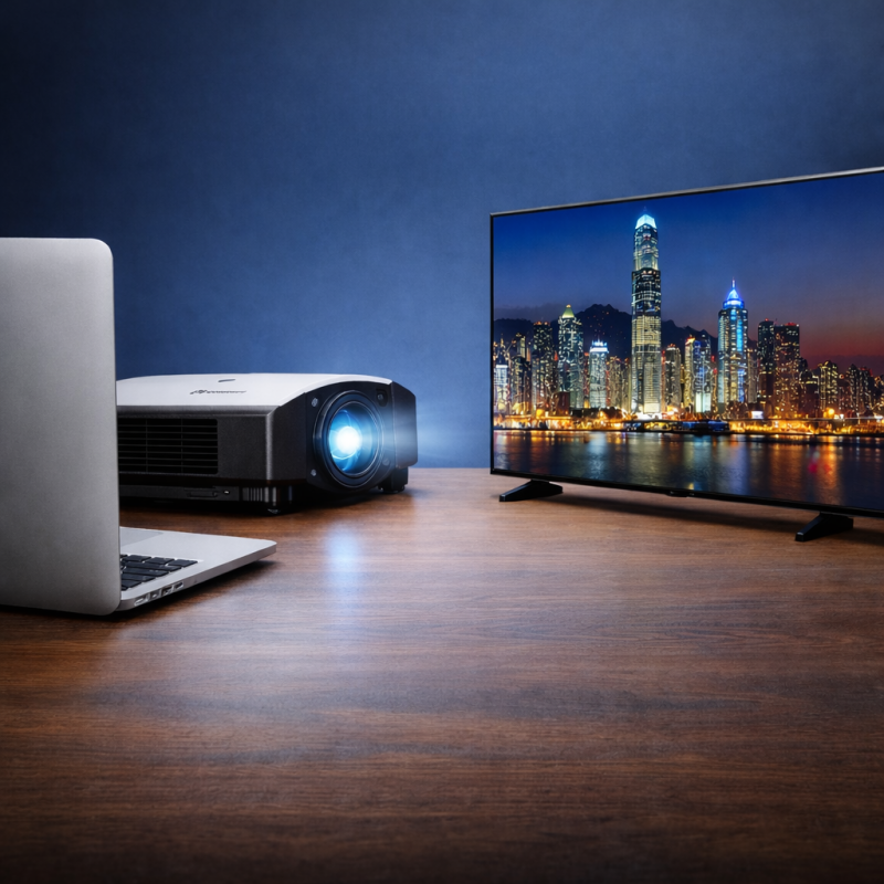 How to Connect a USB-C Device to a Projector or Large Screen – Lention