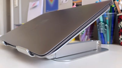 Lention adjustable angle laptop stand, good for neck stress reduction | LENTION