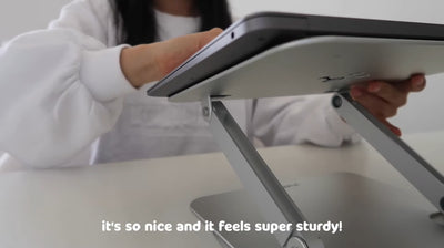 LENTION L5b laptop stand-Adjust the angle as you like