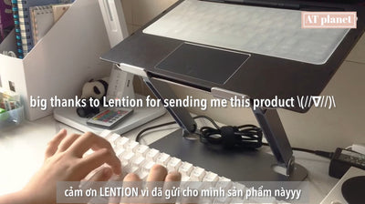 LENTION adjustable aluminum alloy laptop stand L5b