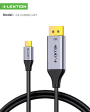 LENTION 6FT USB C to DisplayPort Cable Adapter (8K@60Hz)  (CU808D)