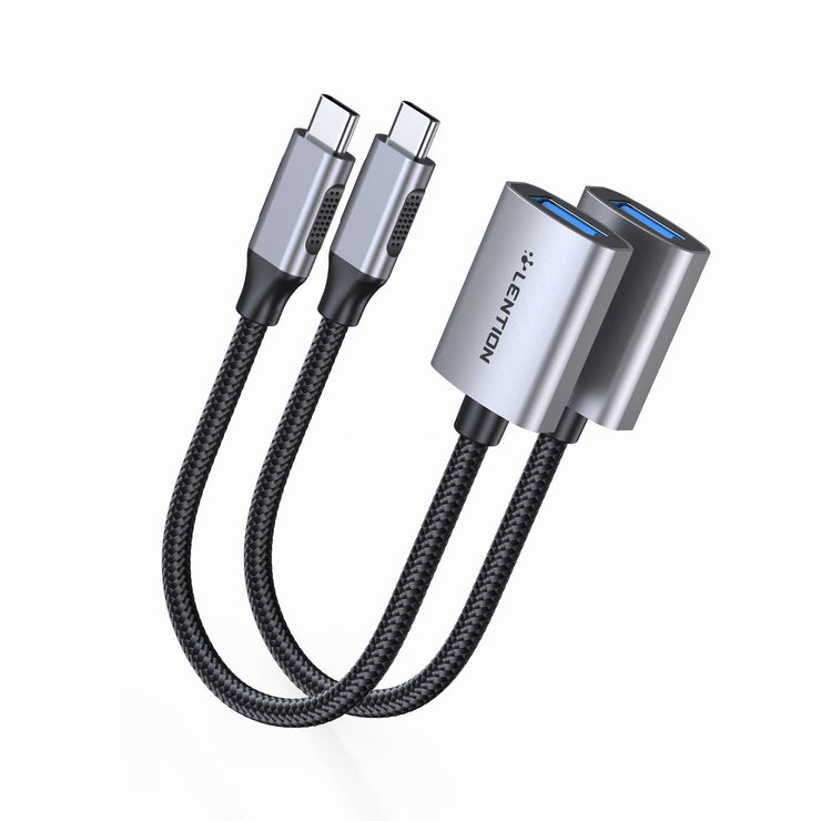 LENTION USB C to USB 3.0 Adapter, Type C Male to USB A Female (CB-C6)