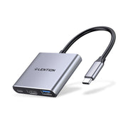 LENTION 3-in-1 USB C Hub with 4K HDMI and PD (CB-C14H)