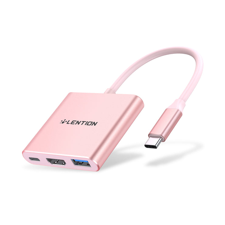 LENTION 3-in-1 USB C Hub with 4K HDMI and PD (CB-C14H)