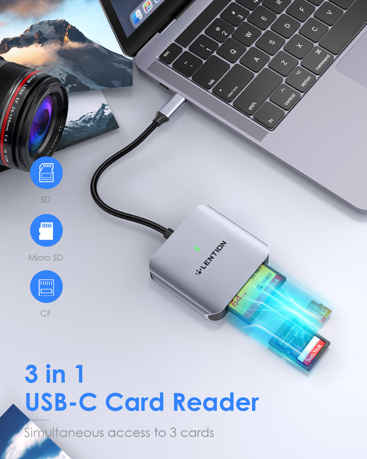 USB-C high speed card reader