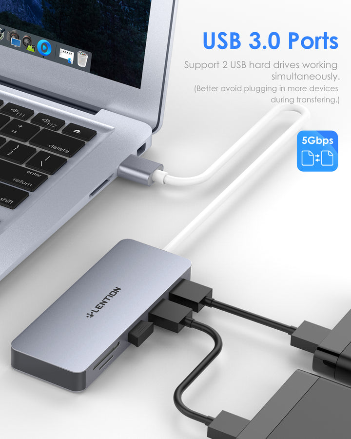 USB Hub for connecting keyboard, mouse, and flash drive