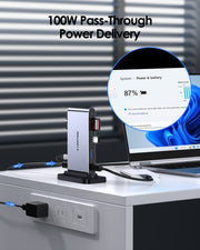 Copy of LENTION USB C 10-in-1 Docking Station (CB-D62, Space Gray)
