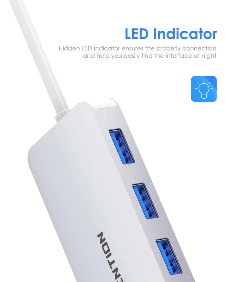 USB-A Hub compatible with older MacBook Air/Pro