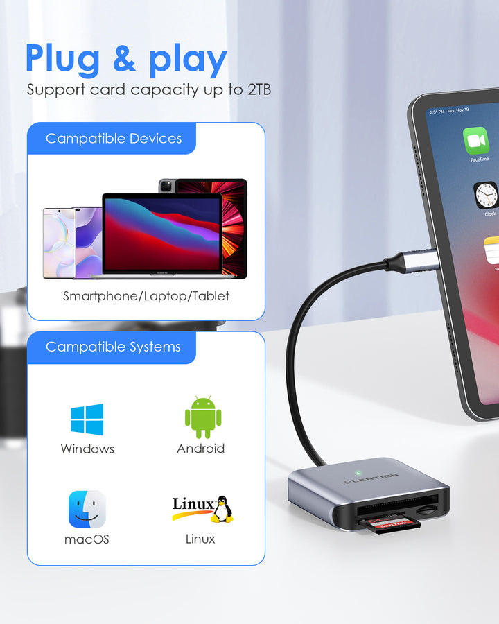 HP laptop card reader USB-C