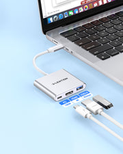 LENTION 3-in-1 USB C Hub with 4K HDMI and PD (CB-C14H)