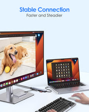 LENTION 8-in-1 USB-C Hub with 4K 60Hz HDMI (CB-CE18s)