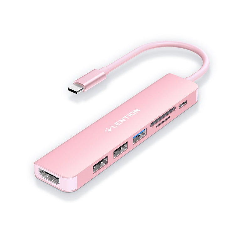 LENTION 7-in-1 USB C Hub (CB-CE18)
