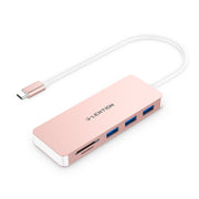 LENTION USB C Hub for MacBook Pro 2019 2018 2017 2016 - $19.99 -  Space gray/Silver/Rose gold| Lention.com