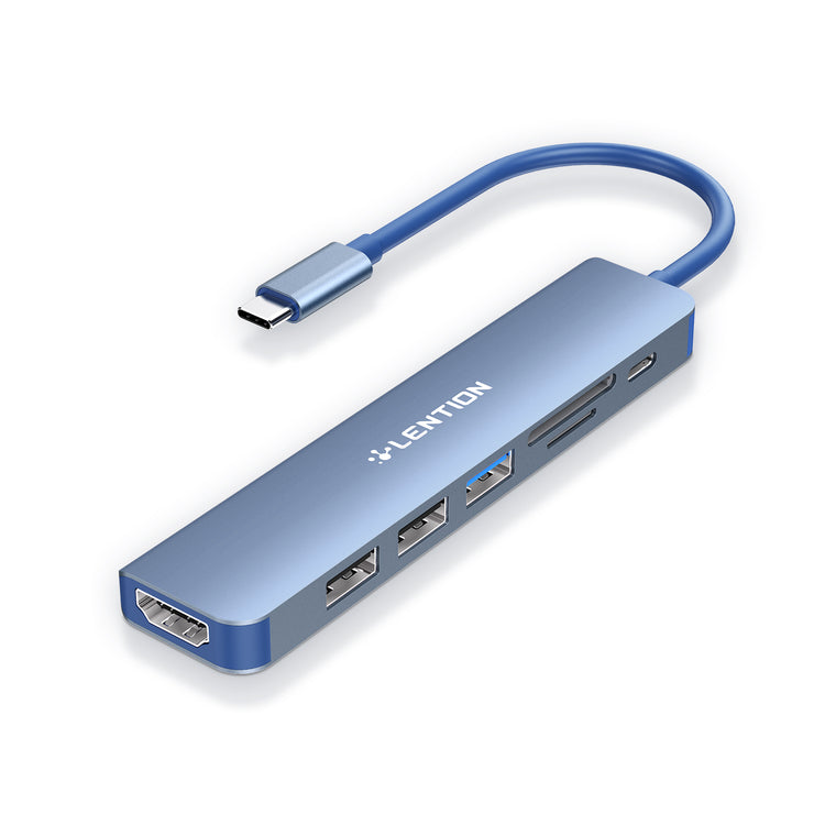 LENTION 7-in-1 USB C Hub (CB-CE18)