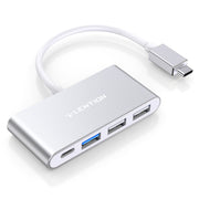 LENTION 4-in-1 USB-C Hub with USB 3.0, USB 2.0 (CB-C13)