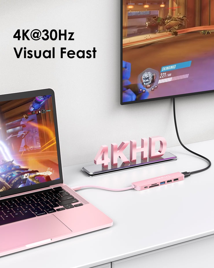 LENTION 7-in-1 USB C Hub (CB-CE18)