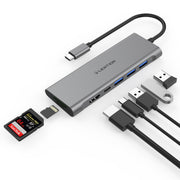 LENTION 7-in-1 USB C Multi-Port Hub -US/UK/CA warehouse in Stock | Lention.com