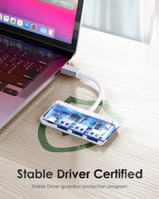 LENTION 4-in-1 USB-C Hub with 3 USB 3.0 and Type C Power Delivery (CB-C13se)