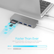 LENTION USB C Hub for MacBook 2018 2017 2016 2015 / iMac 2019 2018 2017 / iMac Pro 2019 2018 2017  - $19.99 -  Lention.com