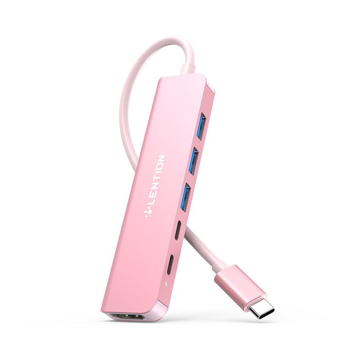 LENTION USB C Hub, 6 in 1 USB C (CB-CE35s)