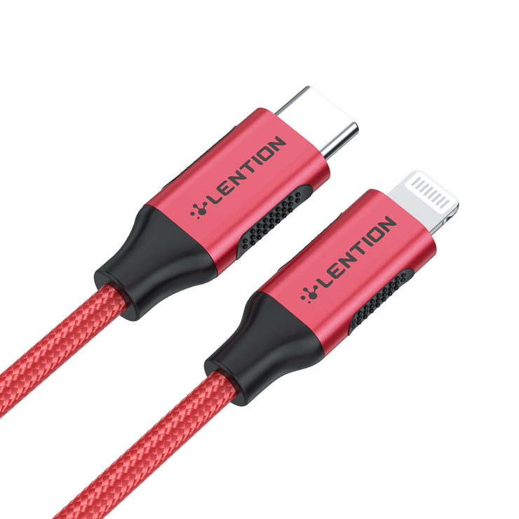 LENTION USB-C to Lighting Non-Slip Series 3A Cable (CB-CLN-3A1M)