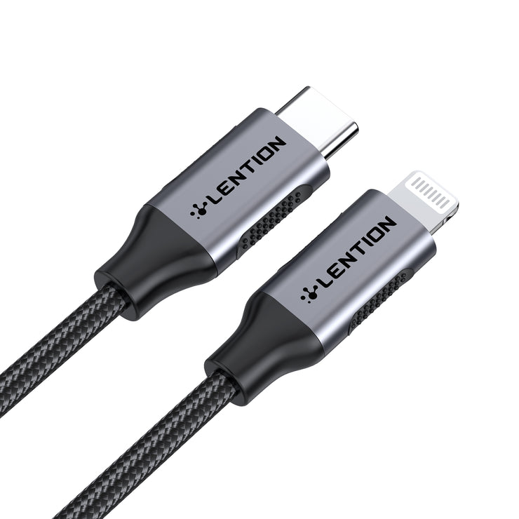 LENTION USB-C to Lighting Non-Slip Series 3A Cable (CB-CLN-3A1M)