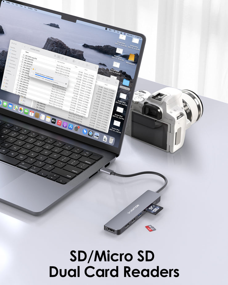 LENTION 7-in-1 USB C Hub (CB-CE18)