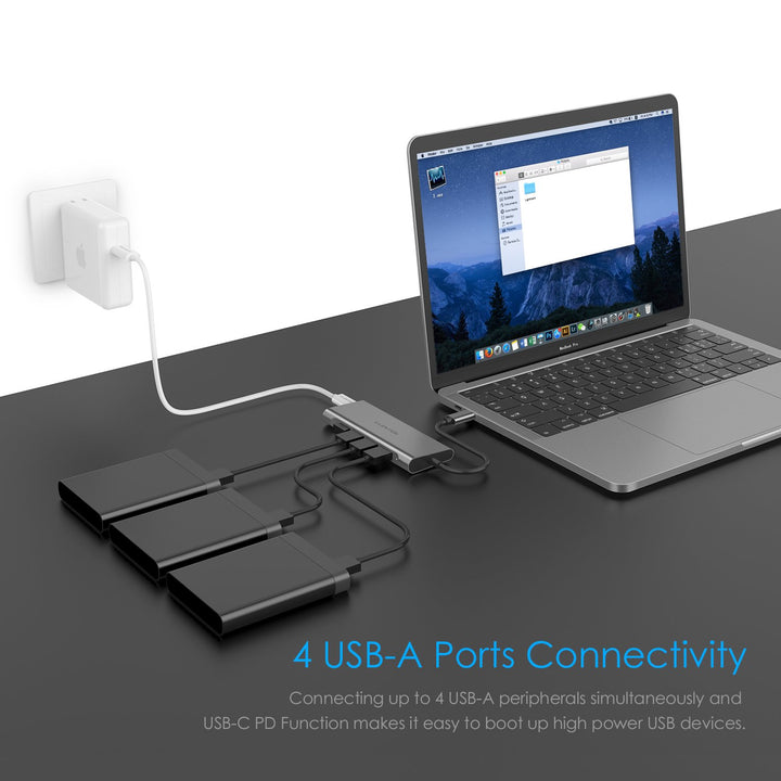 Goobay USB-Verteler USB-C Multport Adapter (5 Gbt/s Übertragungsrate Goobay USB-Verteler USB-C Multport Adapter (5 Gbt/s Übertragungsrate