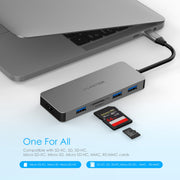 LENTION USB C Hub with 4K HDMI, 3 USB 3.0, SD 3.0 Card Reader  - US/UK/CA Warehouse In Stock - Laptop USB C Hub | Lention.com