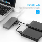 LENTION USB C Hub for MacBook Pro 2019 2018 2017 2016 - $19.99 -  Space gray/Silver/Rose gold| Lention.com