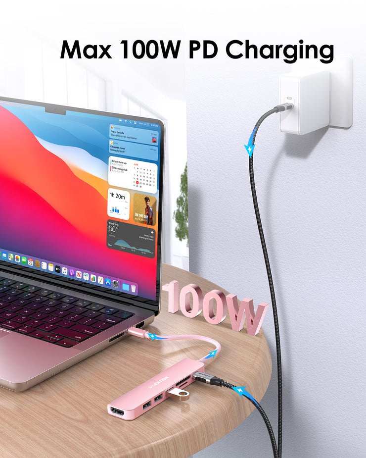 LENTION 7-in-1 USB C Hub (CB-CE18)