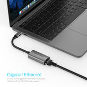 LENTION USB C to Gigabit Ethernet Adapter - Lention.com