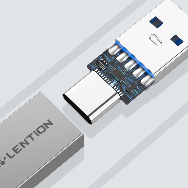 LENTION USB-A to USB-C Adapter-$7.99| Lention.com