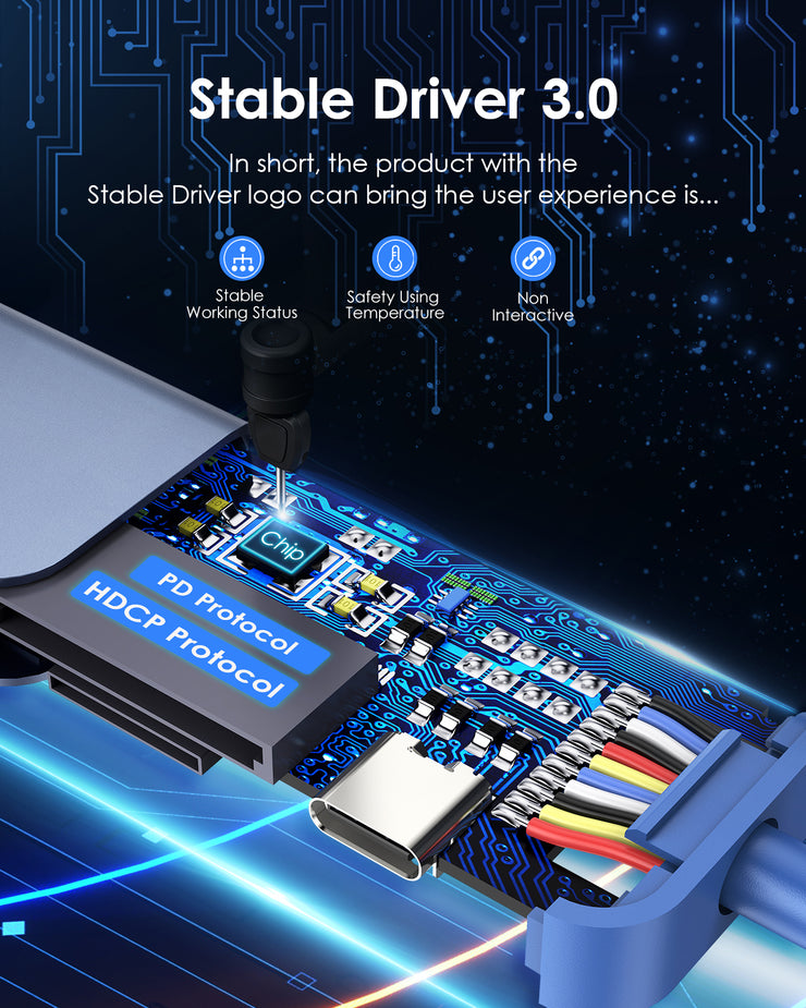 LENTION 7-in-1 USB C Hub (CB-CE18)