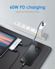 $54.99 -5-in-1 USB C Hub for Surface Pro 7 Only, with 4K/60Hz HDMI, 2 USB 3.0, 60W Type C Charging Multi-Port Adapter