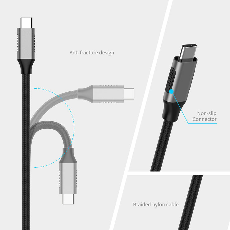 LENTION 6ft Long USB C to HDMI 2.0 Cable Adapter (4K/60Hz) (CU707)