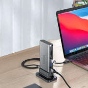 LENTION 10 in 1 Long Cable USB C Docking Station (CB-D55)
