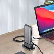 LENTION 10 in 1 Long Cable USB C Docking Station (CB-D55)