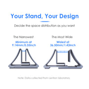 LENTION Aluminum Space-Saving Vertical Desktop Stand (Stand-LS2)