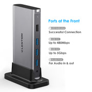 LENTION Universal USB-C Docking Station 4K60Hz (CB-D53s)