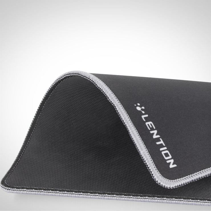 LENTION mouse pad with stitched edges