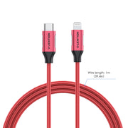 LENTION USB-C to Lighting Non-Slip Series 3A Cable (CB-CLN-3A1M)