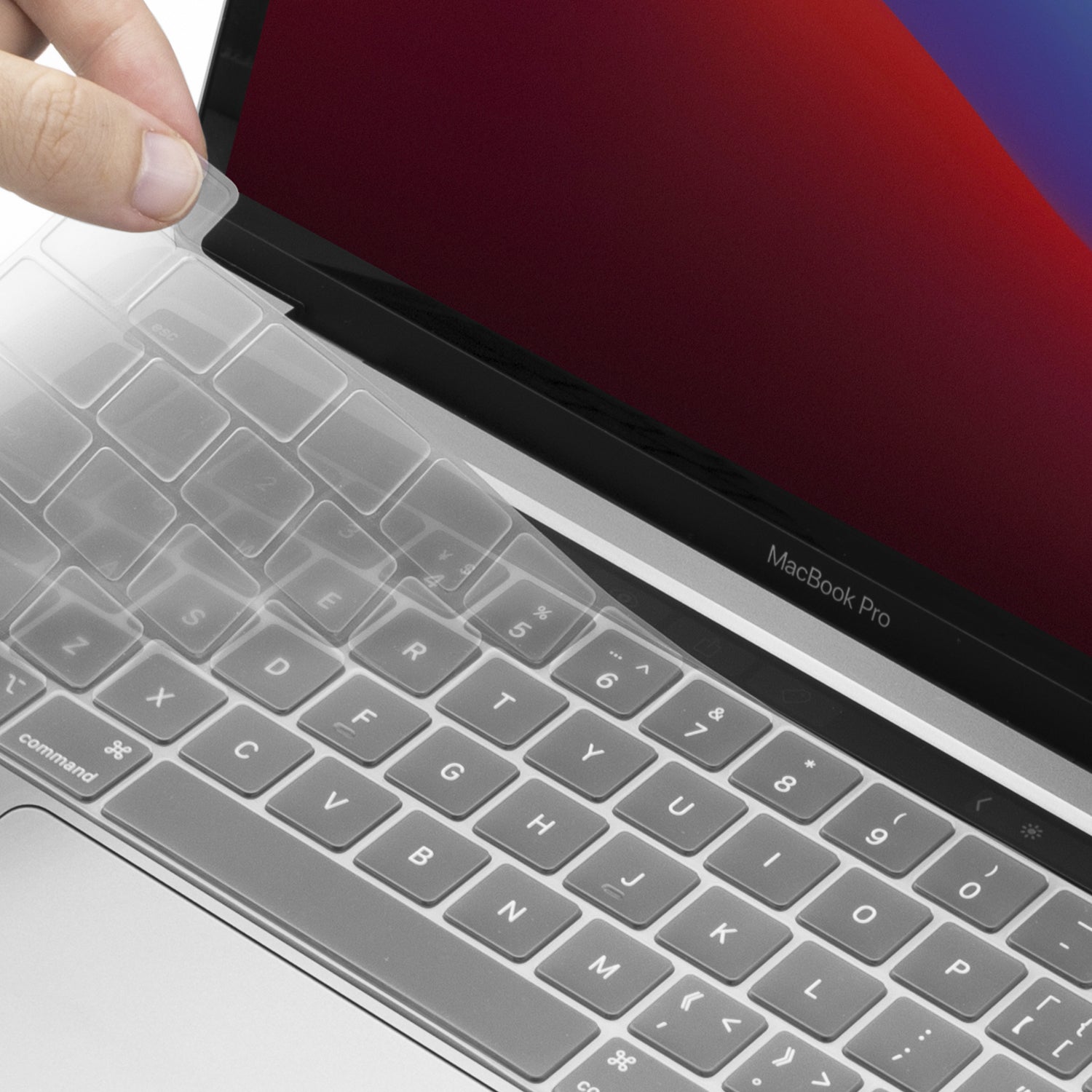 LENTION Silicone Keyboard Cover Skin for MacBook Pro 13/16 inch with Touch Bar (US Layout)