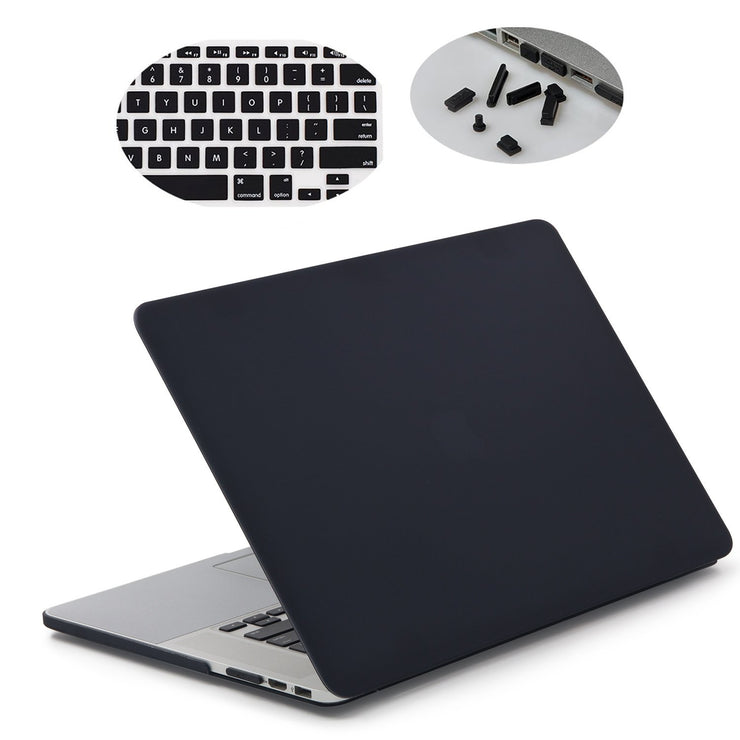 Macbook Case - Matte Finish with Rubber Feet Case (Frost pink / White/ Black) – Lention.com