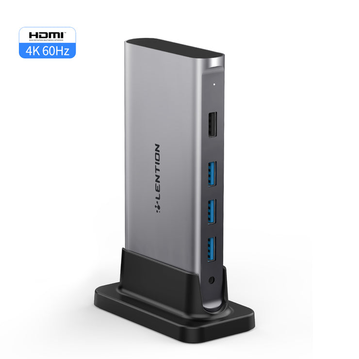 LENTION Universal USB-C Docking Station 4K60Hz (CB-D53s)