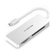 LENTION USB C to CF/SD/Micro SD Card Reader, SD 3.0 Card Adapter - New MacBook Air & Pro 13/15/16(With Thunderbolt 3 Ports)/MacBook 12/New iMac/iMac Pro