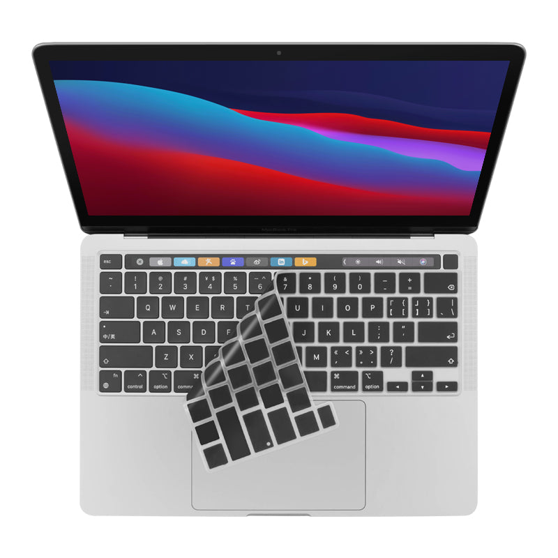 LENTION Silicone Keyboard Cover Skin for MacBook Pro 13/16 inch with Touch Bar (US Layout) - Thumbnail 4