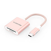 $15.99 - LENTION USB-C to SD/Micro SD Card Reader, SD 3.0 Card Adapter (CB-C8)